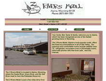 Tablet Screenshot of 3riversmotel.com